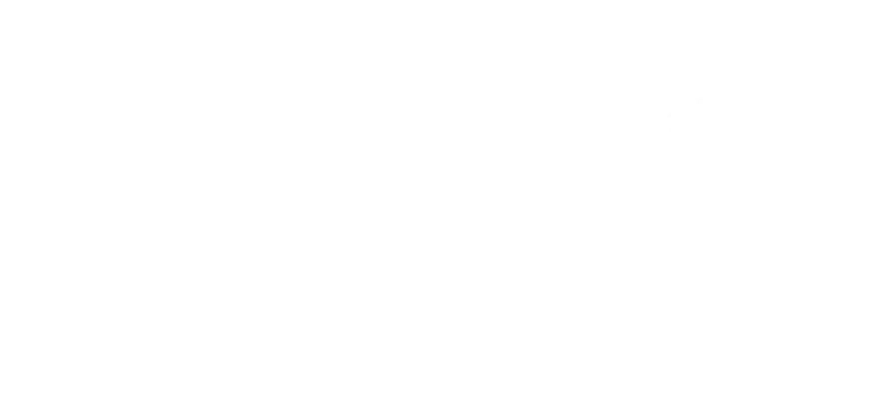 Galeria Tattoo Studio - białe pełne logo studia tatuażu ze znakiem towarowym